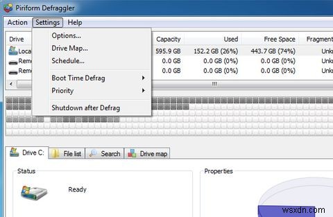 Defraggler: Windows के लिए बेहतर डीफ्रैगमेंटेशन सॉफ्टवेयर