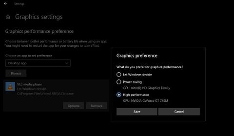 Windows 10 पर ऐप्स के लिए पसंदीदा GPU कैसे चुनें