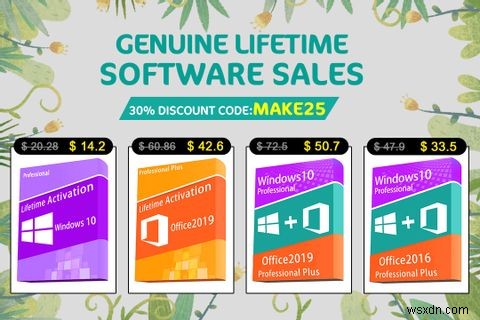Windows 10 जेनुइन लाइफटाइम लाइसेंस केवल $12, Office $26, विशाल मार्च सेल में
