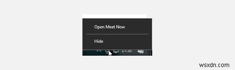 Windows 10 Meet Now क्या है और इसे कैसे हटाएं