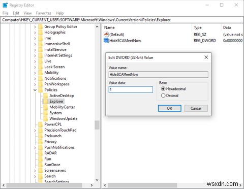 Windows 10 Meet Now क्या है और इसे कैसे हटाएं