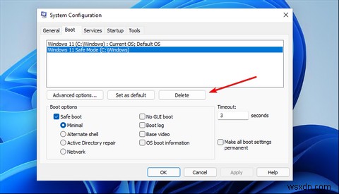 Windows 11 के बूट मेनू में सेफ मोड शॉर्टकट कैसे जोड़ें