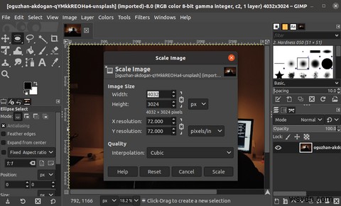 उबंटू पर GIMP कैसे इंस्टॉल और उपयोग करें