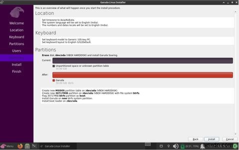 अपने PC पर Garuda Linux कैसे इंस्टॉल करें
