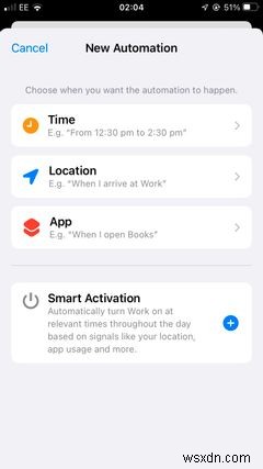 iOS 15 में विभिन्न फोकस मोड को शेड्यूल और ऑटोमेट कैसे करें