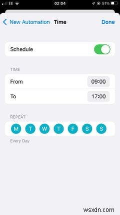 iOS 15 में विभिन्न फोकस मोड को शेड्यूल और ऑटोमेट कैसे करें