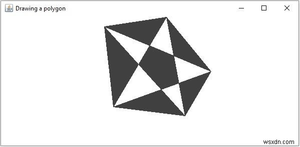Java का उपयोग करके OpenCV में भरा हुआ बहुभुज (Filled Polygon) कैसे ड्रा करें?