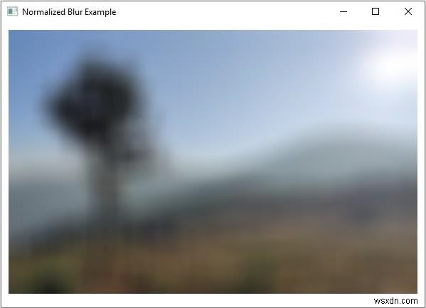 Java का उपयोग करके OpenCV में ब्लर (एवरेजिंग) कैसे लागू करें?