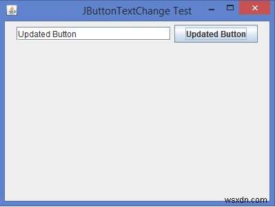 Java में JButton टेक्स्ट को डायनामिकली कैसे बदलें?