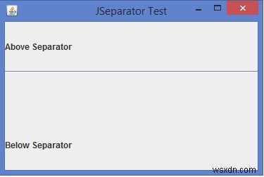 Java में JSeparator क्लास का महत्व क्या है?