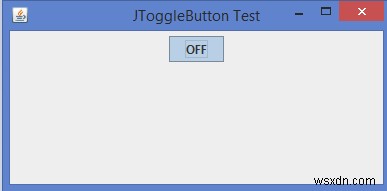 Java में JToggleButton कैसे लागू करें