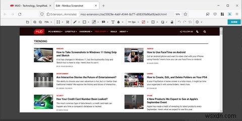 Chrome और Firefox में फुल-पेज स्क्रीनशॉट कैसे लें