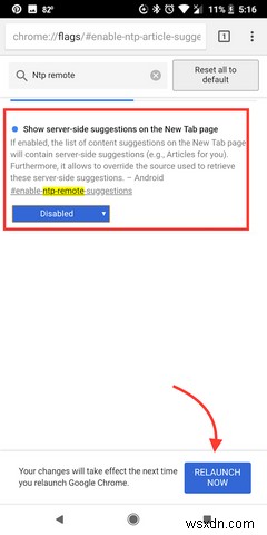 Android पर Chrome में  Articles for You  कैसे हटाएं