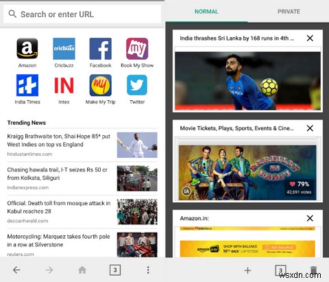 Chrome और Safari के 5 नए मोबाइल ब्राउज़र विकल्प