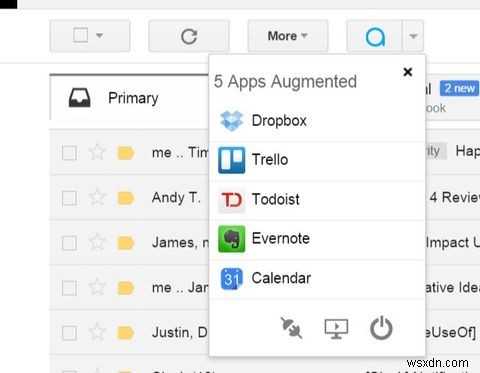 Augment for Chrome: अपने Gmail इनबॉक्स को उत्पादकता डैशबोर्ड में बदलें