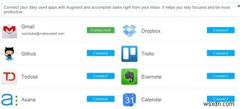 Augment for Chrome: अपने Gmail इनबॉक्स को उत्पादकता डैशबोर्ड में बदलें