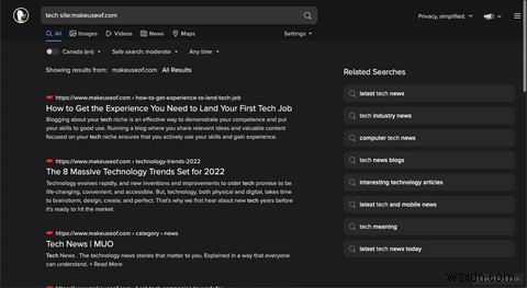 सर्च ऑपरेटर्स के साथ DuckDuckGo में बेहतर, तेज़ परिणाम कैसे प्राप्त करें