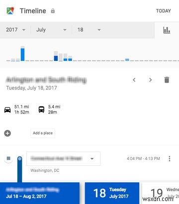 Google मानचित्र में अपना स्थान इतिहास कैसे देखें और हटाएं