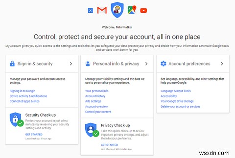 Google आपके बारे में क्या जानता है? पता लगाएं और अपनी गोपनीयता और सुरक्षा प्रबंधित करें