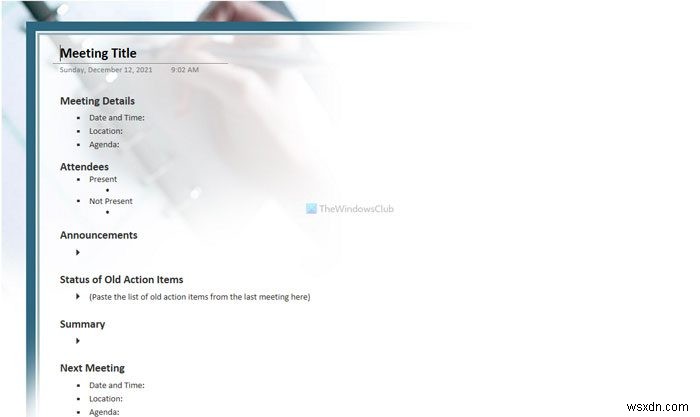 प्रोजेक्ट मैनेजमेंट और प्लानर्स के लिए मुफ्त OneNote टेम्पलेट्स