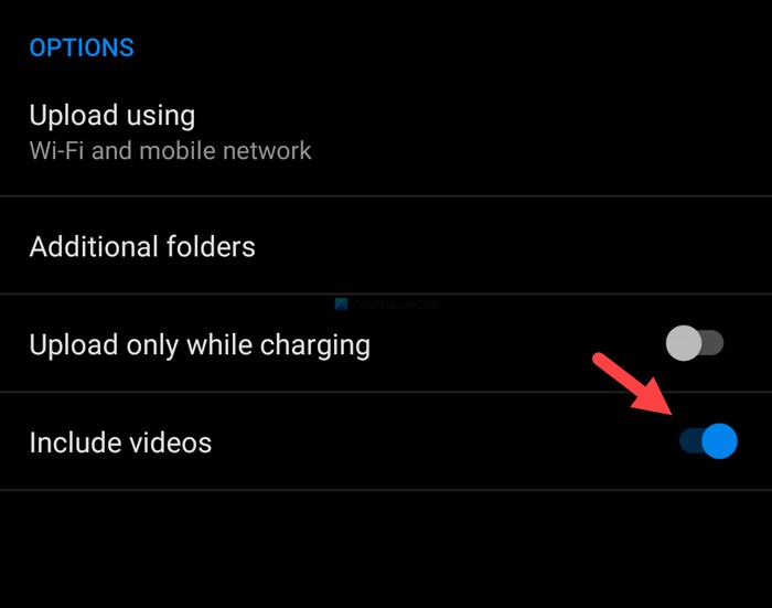 Android पर OneDrive Camera Upload काम न करना; इसे कैसे सक्षम या चालू करें?