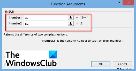 Microsoft Excel में IMSUB फ़ंक्शन का उपयोग कैसे करें