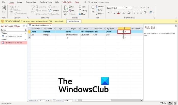Microsoft Access फॉर्म में छवियां कैसे जोड़ें
