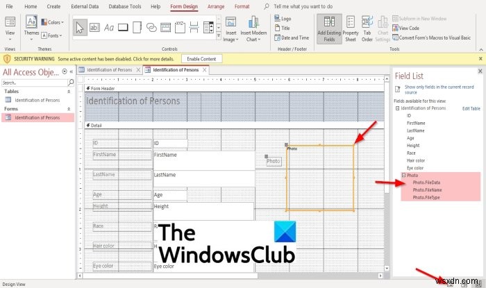 Microsoft Access फॉर्म में छवियां कैसे जोड़ें