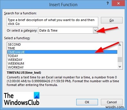 Microsoft Excel में TIMEVALUE फ़ंक्शन का उपयोग कैसे करें