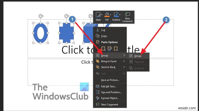 Microsoft PowerPoint में ऑब्जेक्ट को ग्रुप और एनिमेट कैसे करें