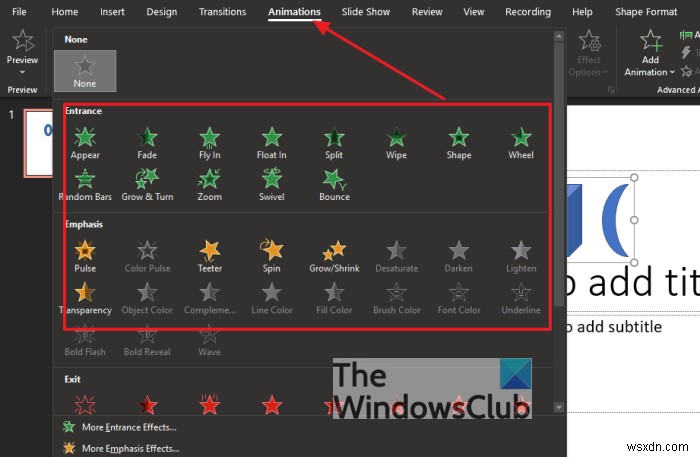 Microsoft PowerPoint में ऑब्जेक्ट को ग्रुप और एनिमेट कैसे करें