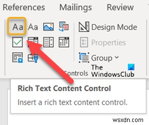 Microsoft Word में कंटेंट कंट्रोल कैसे जोड़ें और बदलें