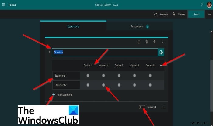 Microsoft Forms में अपने फॉर्म में प्रश्न कैसे जोड़ें