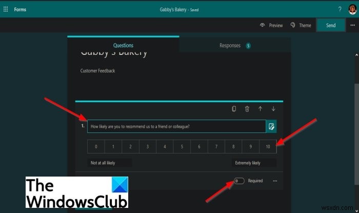 Microsoft Forms में अपने फॉर्म में प्रश्न कैसे जोड़ें