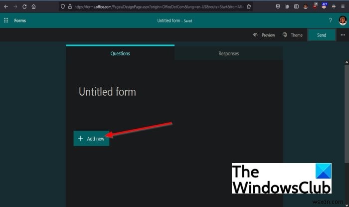 Microsoft Forms में सेक्शन कैसे जोड़ें