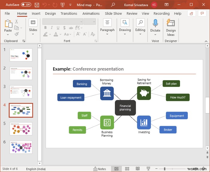 Microsoft PowerPoint में माइंड मैप कैसे बनाएं
