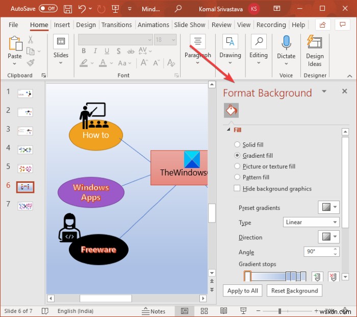 Microsoft PowerPoint में माइंड मैप कैसे बनाएं