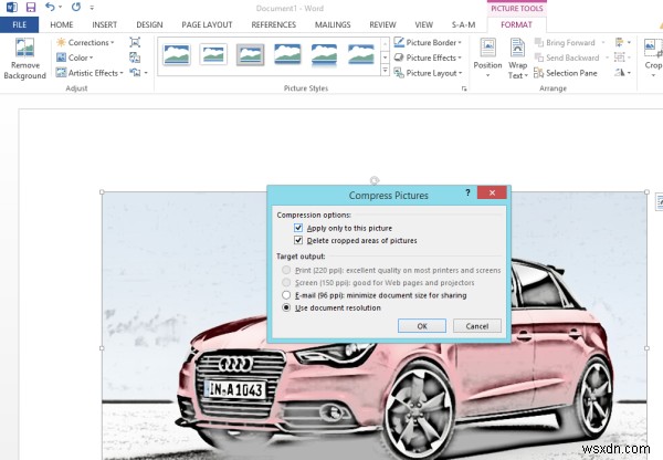 Word Picture Editing Tools का उपयोग करके इमेज कैसे संपादित करें