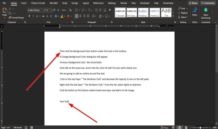 Word में चित्र और टेक्स्ट को कैसे ग्रुप करें