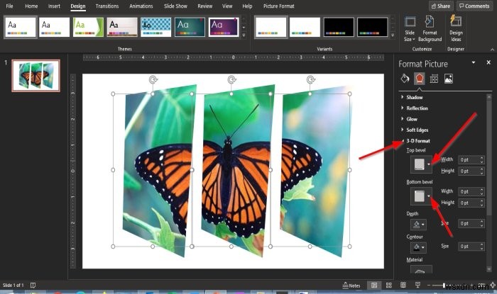 PowerPoint में तस्वीर को टुकड़ों में विभाजित करने के लिए स्प्लिट इफेक्ट कैसे बनाएं