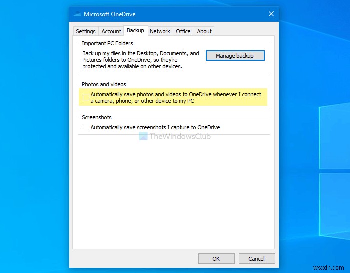 फोन से फ़ोटो स्वचालित रूप से सहेजने से OneDrive को कैसे रोकें