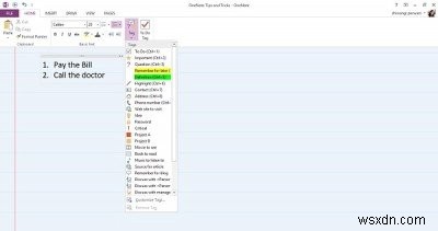 OneNote उत्पादकता टिप्स: अधिकतम लाभ उठाने के लिए