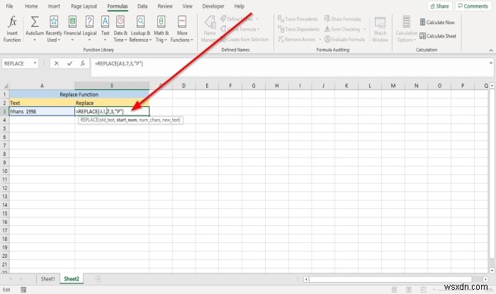 Microsoft Excel में SUBSTITUTE और REPLACE फंक्शन का उपयोग कैसे करें