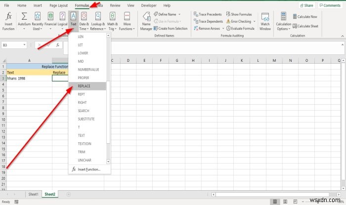 Microsoft Excel में SUBSTITUTE और REPLACE फंक्शन का उपयोग कैसे करें