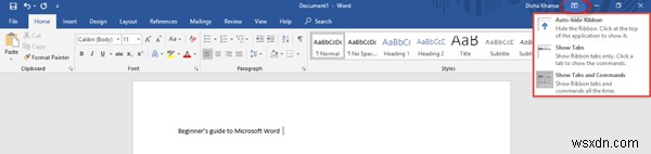शुरुआती के लिए Microsoft Word ट्यूटोरियल - उपयोग करने का गाइड