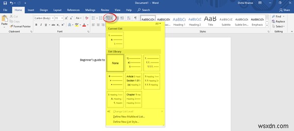शुरुआती के लिए Microsoft Word ट्यूटोरियल - उपयोग करने का गाइड