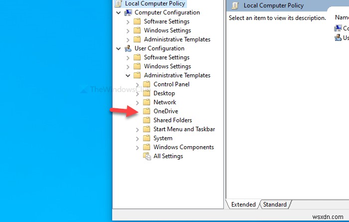Local Group Policy Editor में OneDrive सिंक सेटिंग्स कैसे जोड़ें