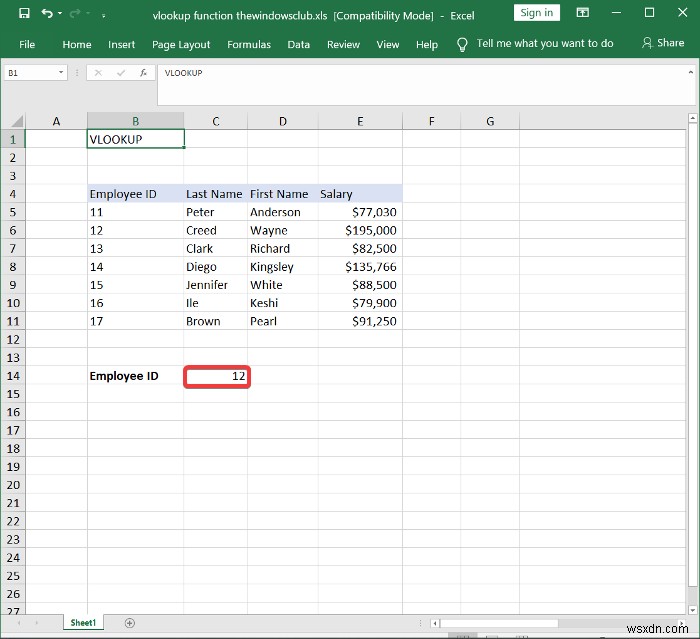 Excel में VLOOKUP फंक्शन कैसे लिखें, बनाएं और उपयोग करें