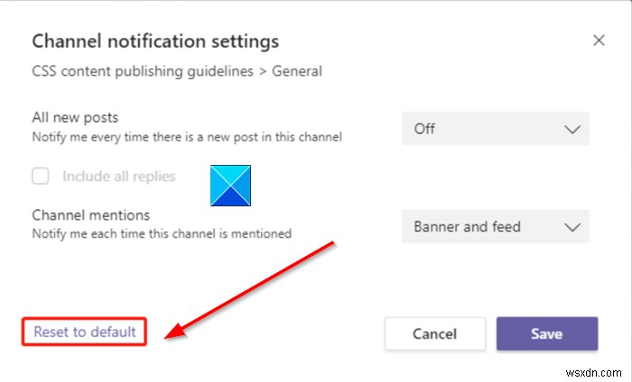 Microsoft Teams चैनल नोटिफिकेशन सेटिंग्स को कैसे प्रबंधित करें