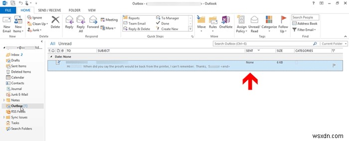Microsoft Outlook के आउटबॉक्स में अटके ईमेल कैसे भेजें